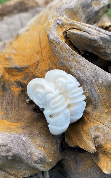 Tiki earrings - Cannibal Art