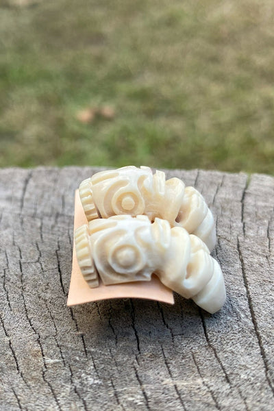 Tiki earrings - Cannibal Art