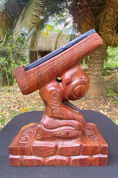 Tiki Phone Stand - Cannibal Art