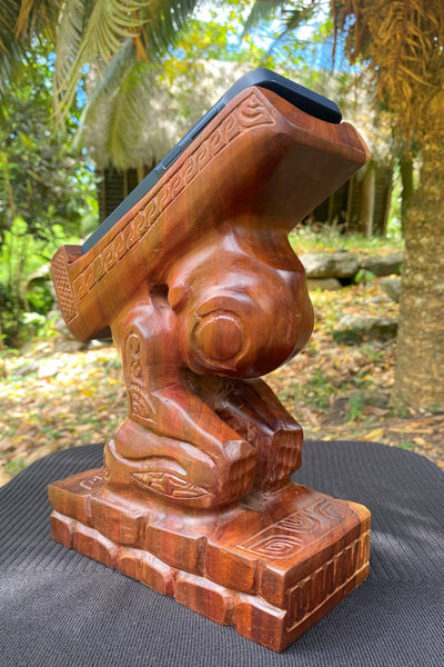 Tiki Phone Stand - Cannibal Art