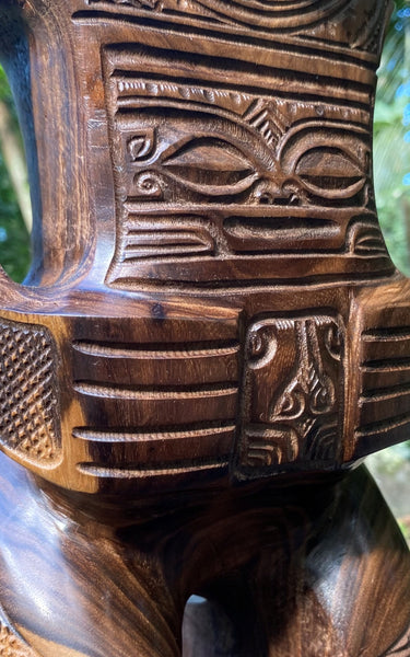 Tiki sculpture