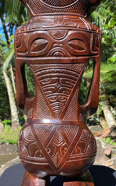 Tiki sculpture