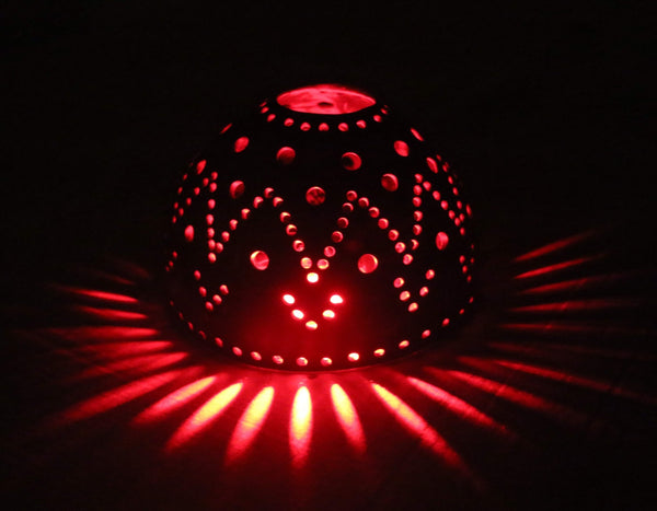 Coconut candle holder - Cannibal Art