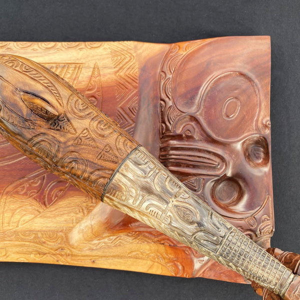 Dolphin On A Tiki Stand - Cannibal Art