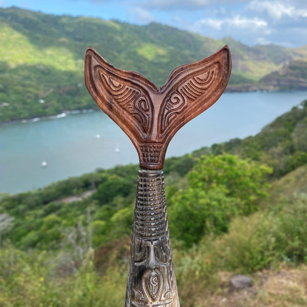 Dolphin On A Tiki Stand - Cannibal Art