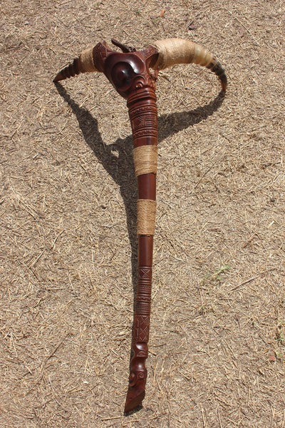 Hahati kaki (Marquesan weapon) - Cannibal Art
