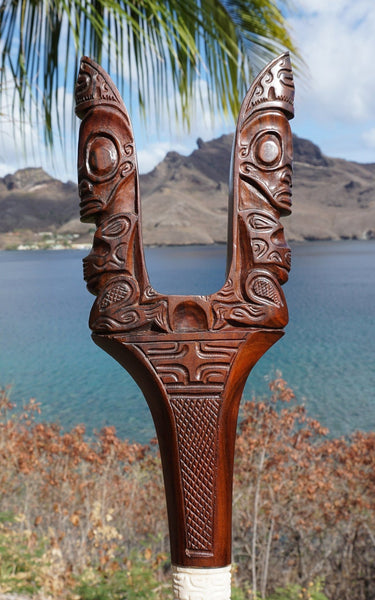 Hahati kaki (Marquesan weapon) - Cannibal Art