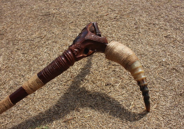Hahati kaki (Marquesan weapon) - Cannibal Art