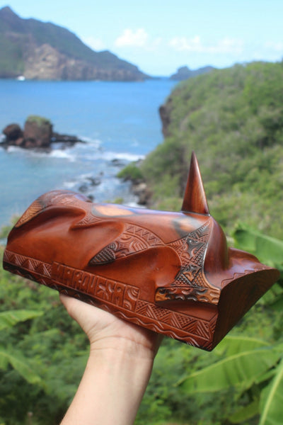 Henua Enana Matake (Hammerhead shark) - Cannibal Art