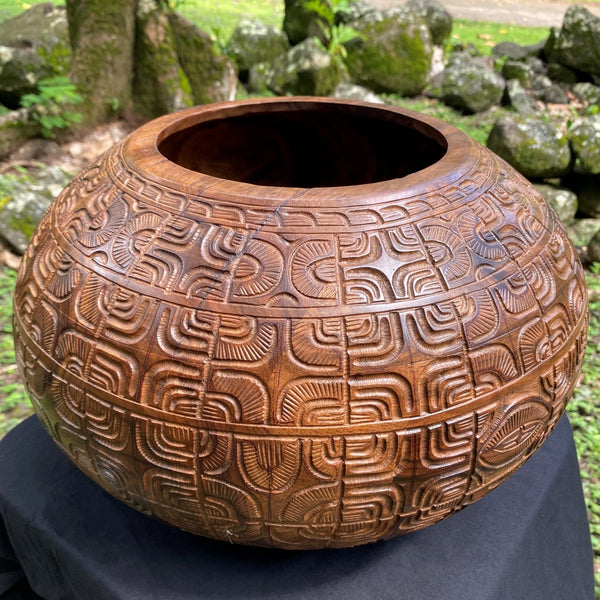 Marquesan Decorative Bowl - Cannibal Art