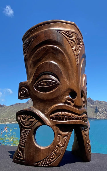 Marquesan mask - Cannibal Art