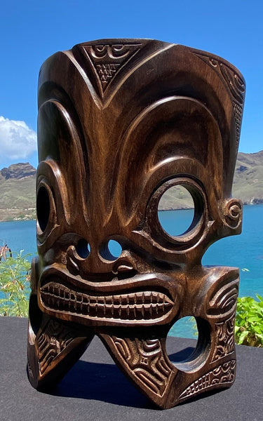 Marquesan mask - Cannibal Art