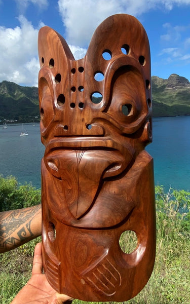 Marquesan mask - Cannibal Art