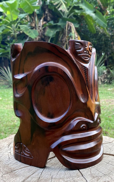 Marquesan mask - Cannibal Art