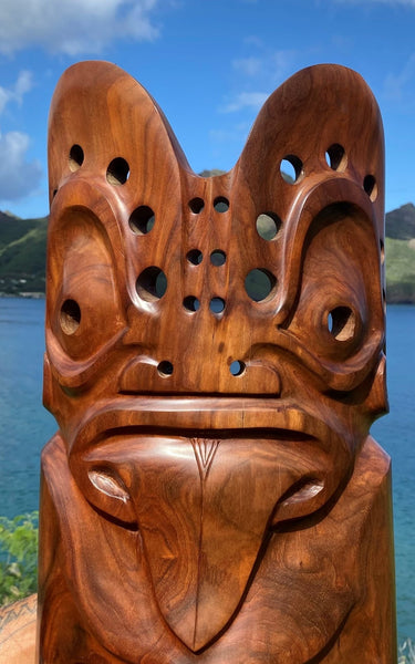 Marquesan mask - Cannibal Art