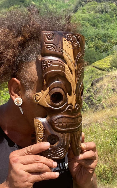 Marquesan mask - Cannibal Art
