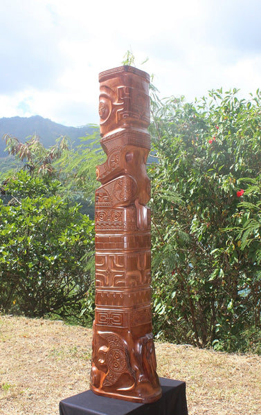 Marquesan pole - Cannibal Art