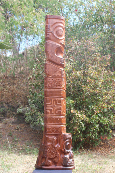 Marquesan pole - Cannibal Art