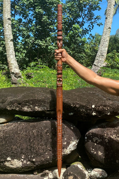 Marquesan Spear (Taa Keho) - Cannibal Art