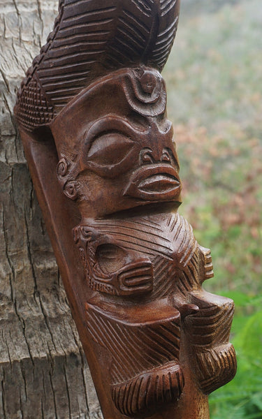 Marquesan stilt step - Cannibal Art