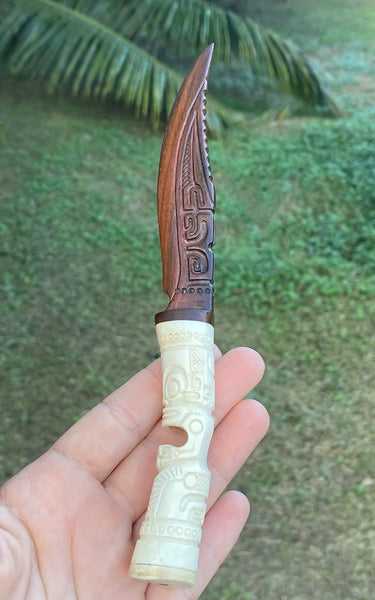 Marquesan Tiki Knife - Cannibal Art