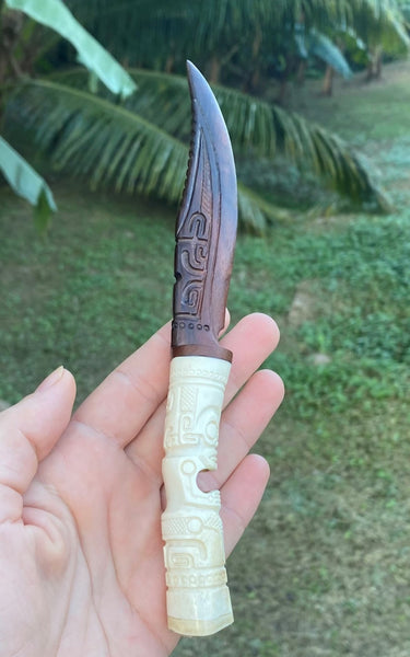 Marquesan Tiki Knife - Cannibal Art