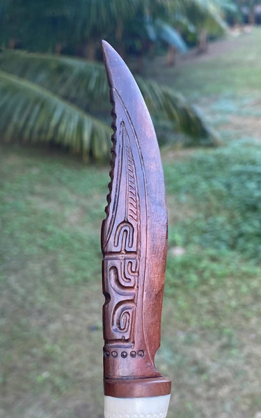 Marquesan Tiki Knife - Cannibal Art