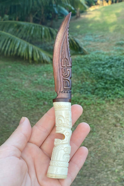 Marquesan Tiki Knife - Cannibal Art