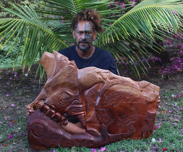 Marquesan warrior (Toa) - Cannibal Art