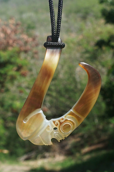 Mother of pearl hook - Cannibal Art