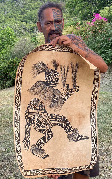 Tapa - Marquesan dancer - Cannibal Art