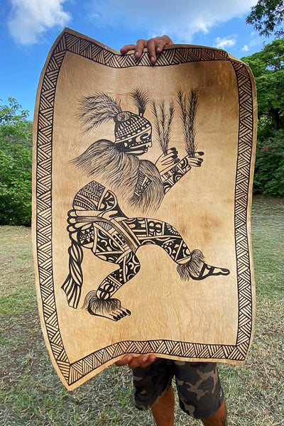 Tapa - Marquesan dancer - Cannibal Art