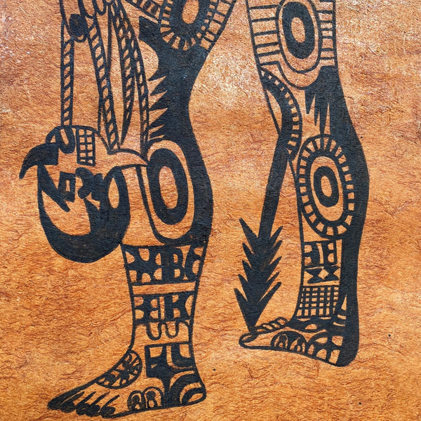 Tapa - Marquesan warrior - Cannibal Art