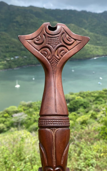 Tiki Canoe Paddle - Cannibal Art