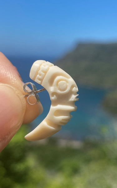 Tiki earrings - Cannibal Art