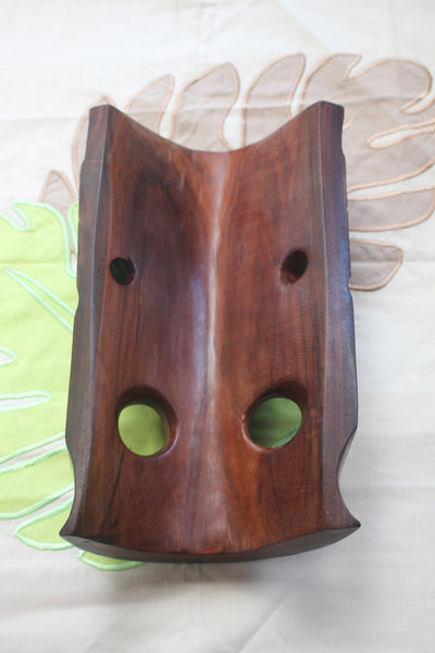 Tiki Mask (Tiki with a child) - Cannibal Art
