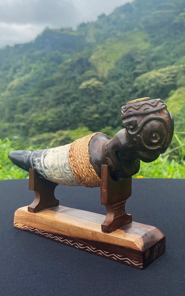 Tiki smoking pipe - Cannibal Art