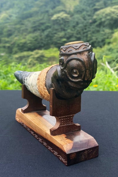 Tiki smoking pipe - Cannibal Art