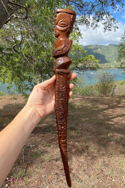 Tiki wall decoration ∿ 1 - Cannibal Art