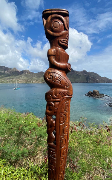 Tiki wall decoration ∿ 2 - Cannibal Art