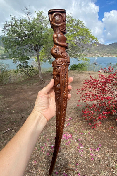 Tiki wall decoration ∿ 2 - Cannibal Art