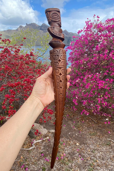 Tiki wall decoration ∿ 3 - Cannibal Art