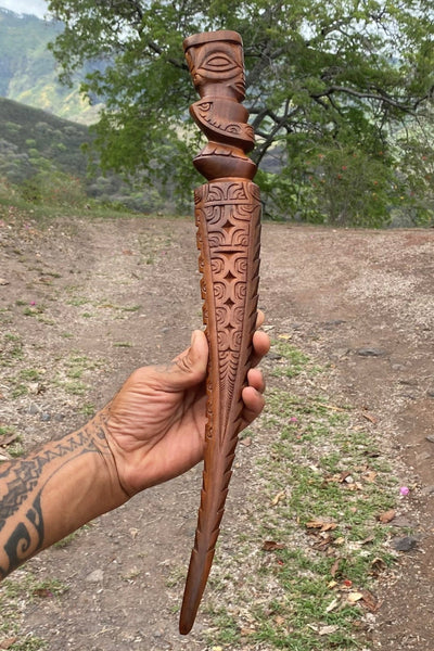 Tiki wall decoration ∿ 3 - Cannibal Art