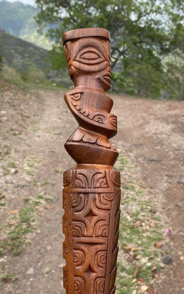 Tiki wall decoration ∿ 3 - Cannibal Art