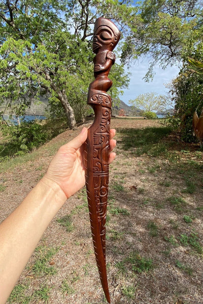 Tiki wall decoration ∿ 4 - Cannibal Art