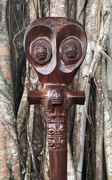 U'u (Marquesan war club) - Cannibal Art