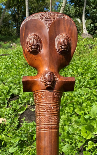 U'u (Marquesan war club) - Cannibal Art