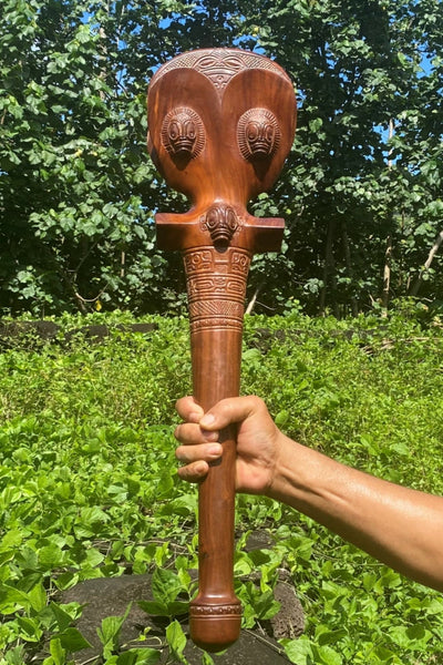 U'u (Marquesan war club) - Cannibal Art
