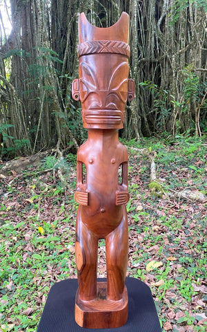 19th Century Tiki Statue Replica - Cannibal Art