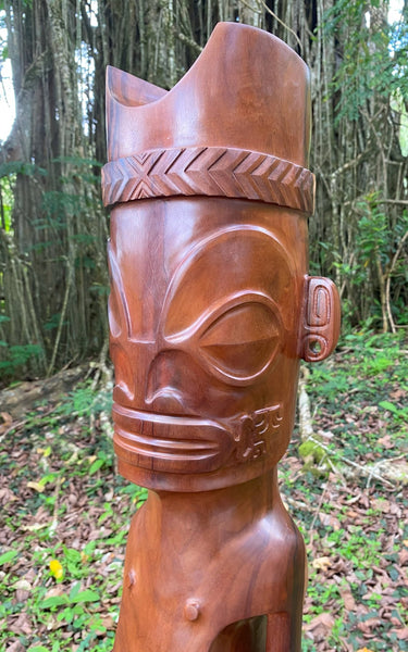 19th Century Tiki Statue Replica - Cannibal Art